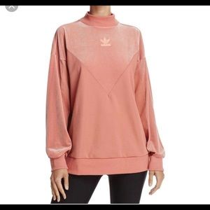 Adidas velvet sweatshirt